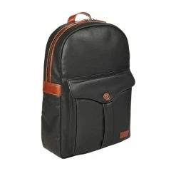 OSPREY LONDON Grey Tan Waxed Canvas & Glazed Calf Leather Grantham Backpack 3 OSPREY LONDON Grey Tan Waxed Canvas & Glazed Calf Leather Grantham Backpack -Osprey LondonSales unnamed file 765