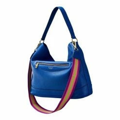 OSPREY LONDON Grainy Hide Leather Hendrix Large Hobo Bag Raspberry Pink -Osprey LondonSales unnamed file 77