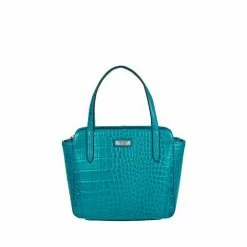 OSPREY LONDON Minster Croc Leather Grab Bag Orange Tang -Osprey LondonSales unnamed file 779