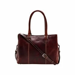 Alternative view of Osprey London Saddle Leather Madden Shoulder Bag