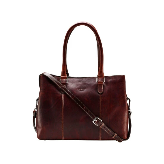 Osprey London Saddle Leather Madden Shoulder Bag 2 Osprey London Saddle Leather Madden Shoulder Bag - Image 2
