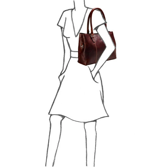 Osprey London Saddle Leather Madden Shoulder Bag 5 Osprey London Saddle Leather Madden Shoulder Bag - Image 5