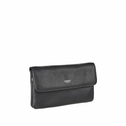 OSPREY LONDON Sasha Black Leather Cross-Body Clutch Bag 8 OSPREY LONDON Sasha Black Leather Cross-Body Clutch Bag -Osprey LondonSales unnamed file 8