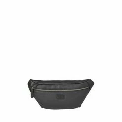 OSPREY LONDON Grantham Waxed Canvas & Leather Bumbag Black 14 OSPREY LONDON Grantham Waxed Canvas & Leather Bumbag Black -Osprey LondonSales unnamed file 821