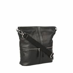 OSPREY LONDON Grainy Hide Leather Levisham Cross-Body Bag Navy -Osprey LondonSales unnamed file 825