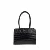 OSPREY LONDON The Tilly Black Leather Shoulder Bag