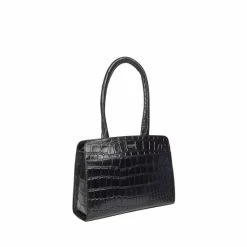 OSPREY LONDON The Tilly Black Leather Shoulder Bag -Osprey LondonSales unnamed file 832