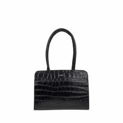 OSPREY LONDON The Tilly Black Leather Shoulder Bag -Osprey LondonSales unnamed file 834