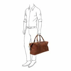 OSPREY LONDON Brown Clayton Leather Weekend Holdall Bag 8 OSPREY LONDON Brown Clayton Leather Weekend Holdall Bag -Osprey LondonSales unnamed file 871