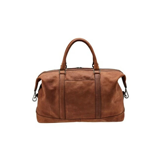 OSPREY LONDON Brown Clayton Leather Weekend Holdall Bag 5 OSPREY LONDON Brown Clayton Leather Weekend Holdall Bag - Image 5