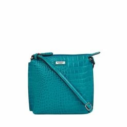 OSPREY LONDON Minster Croc Leather Cross Body Bag Lilac -Osprey LondonSales unnamed file 878