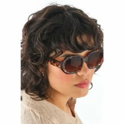 OSPREY LONDON Quintana Sunglasses Brown -Osprey LondonSales unnamed file 969