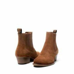 Osprey London Womens Tan Brown Suede The Jane Chelsea Boots -Osprey LondonSales unnamed file 988